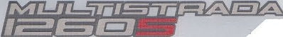 DUCATI純正 LEFT STICKER | 43513831A