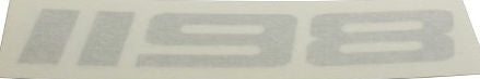 DUCATI純正 EMBLEM 1198 | 43711661B