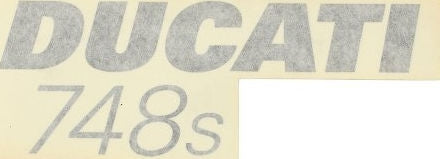 DUCATI純正 GRAPHIC LEFT DUCATI 748 S | 43812501AB