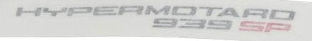 DUCATI純正 RIGHT STICKER | 43814951A