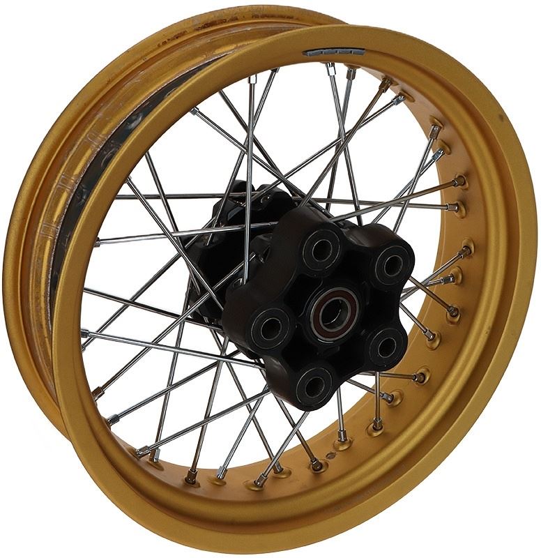 Ducati Spokewheel rear 4 50x17 gold conversion - Desert SledSled | 50222231U