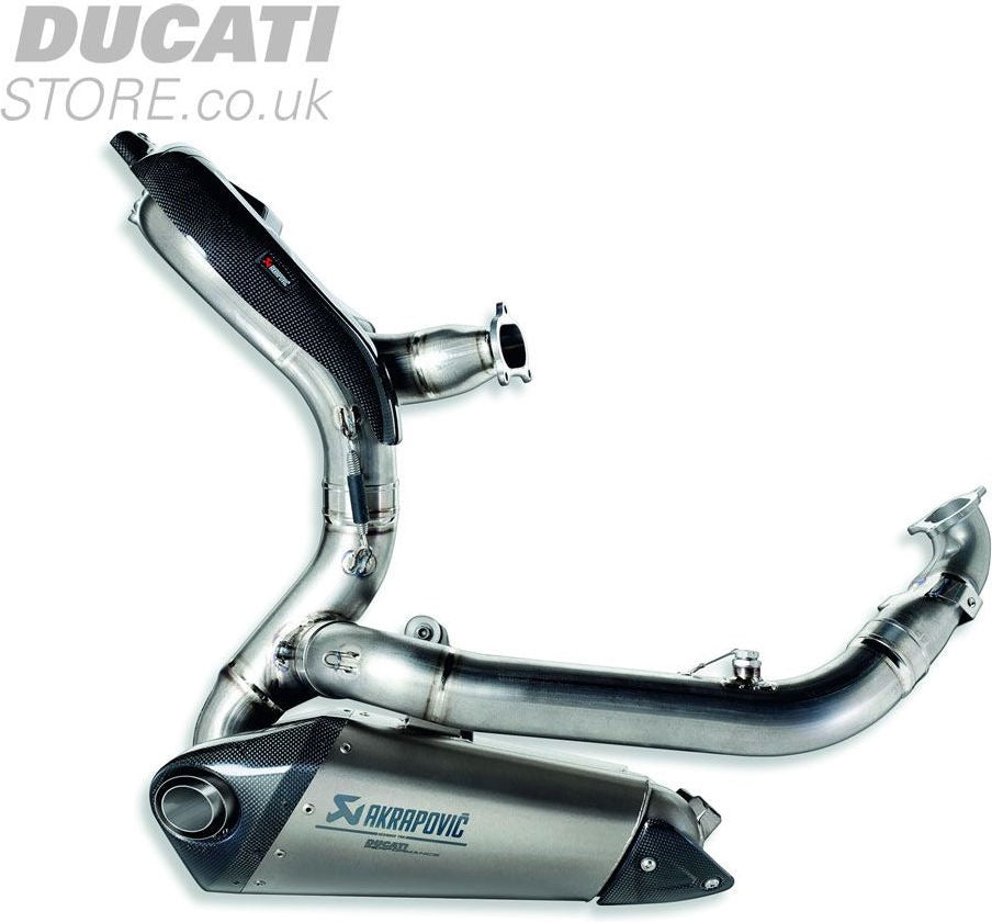 Ducati / ドゥカティ純正商品 Akrapovic / アクラポビッチ コンプリート チタン エキゾースト アッセンブリ― | 96481721AA