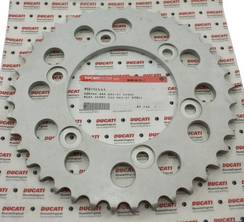 DUCATI / ドゥカティ Genuine REAR SPRKT Z40 MS4/ST ERGAL | 968192AAA