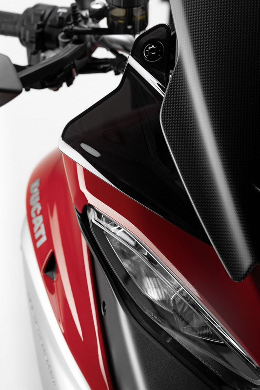 Ducati / ドゥカティ純正アクセサリー サイドディフレクター スモークティンテッド | 97180981AA