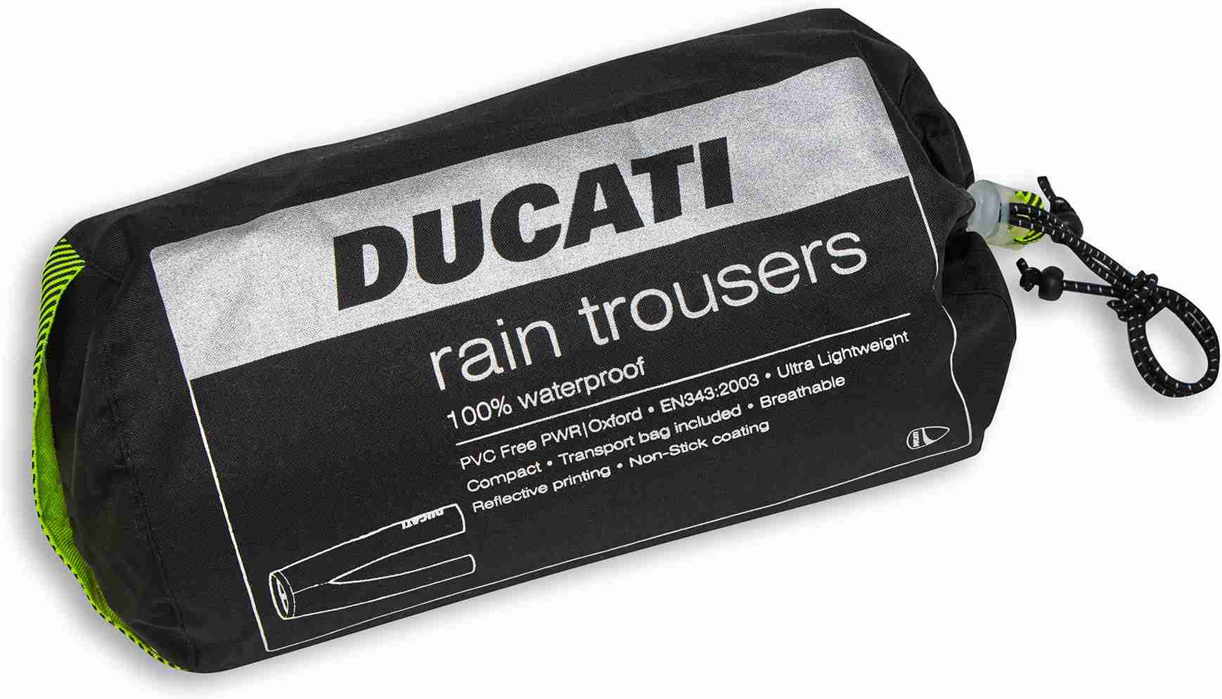 Ducati / ドゥカティ純正商品 Strada 2 - レイントラウザー ブラック | 98102831