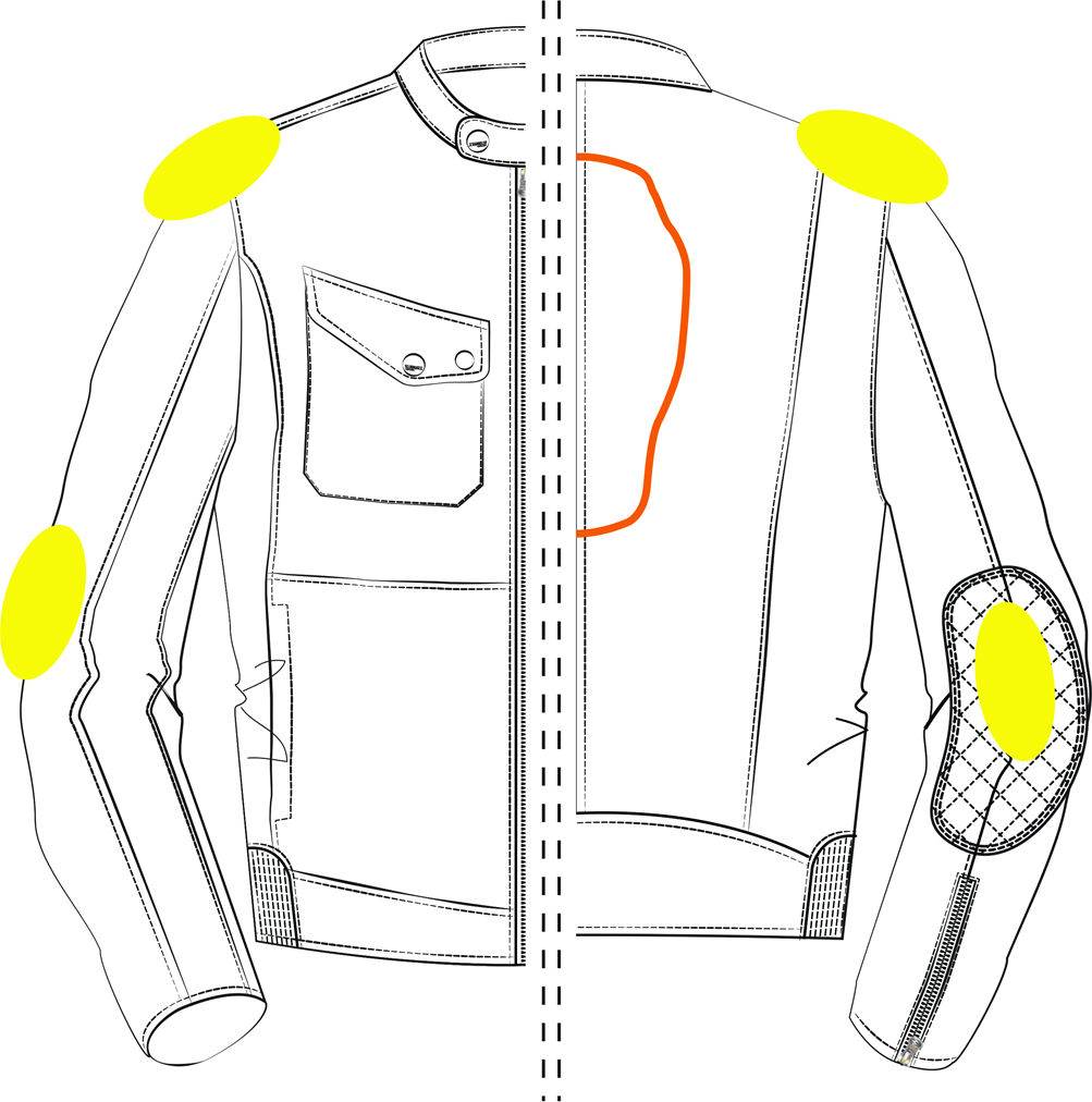Ducati / ドゥカティ純正商品 Sebring - レザージャケット ダークブラウン | 9810446