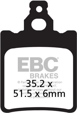 EBCブレーキ UK製ケブラー オーガニックFAシリーズ ブレーキパッド フロント左側用 | FA060