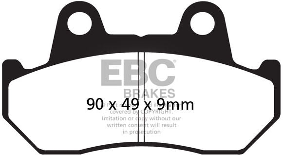 EBCブレーキ UK製ケブラー オーガニックFAシリーズ ブレーキパッド フロント左側用 | FA069/2