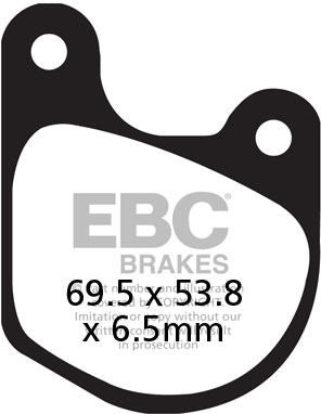 EBCブレーキ UK製ケブラー オーガニックFAシリーズ ブレーキパッド フロント左側用 | FA071