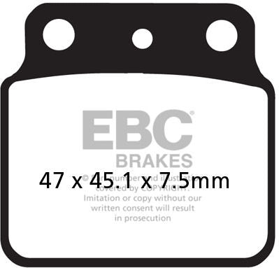 EBCブレーキ R シリーズ Heavy Duty シンタリング ブレーキパッド リア左側用 | FA137R
