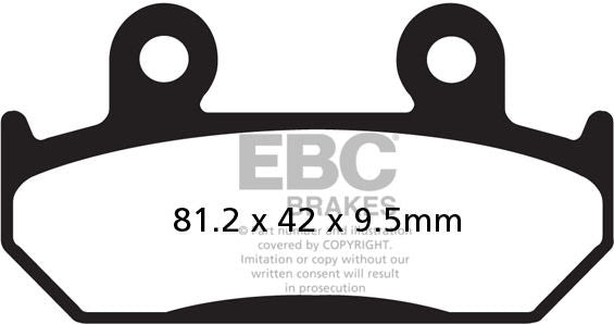 EBCブレーキ UK製ケブラー オーガニックFAシリーズ ブレーキパッド フロント左側用 | FA203