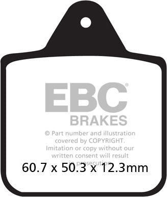 EBCブレーキ R シリーズ Heavy Duty シンタリング ブレーキパッド フロント左側用 | FA273R