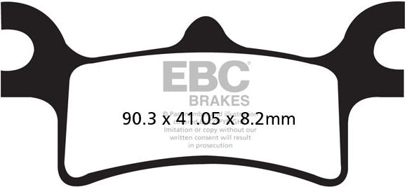 EBCブレーキ R シリーズ Heavy Duty シンタリング ブレーキパッド リア左側用 | FA314R