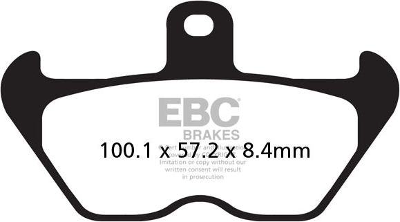 EBCブレーキ UK製ケブラー オーガニックFAシリーズ ブレーキパッド フロント左側用 | FA407