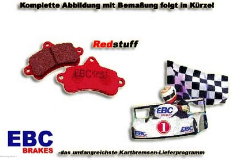 EBC / イービーシーブレーキ レッドスタッフセラミックブレーキパッド | FA504