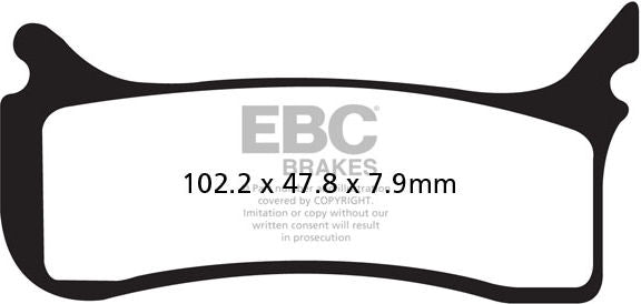 EBCブレーキ MXS オフロード Raceシンタリング パッド フロント左側用 | MXS406