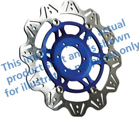 EBCブレーキ Veeシリーズ Sport バイク ブレーキディスク(ブルーハブ)フロント左側用 | VR622BLU