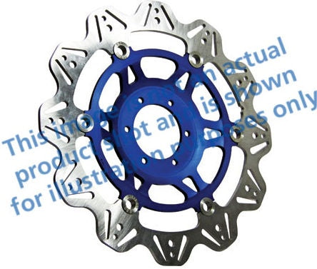 EBCブレーキ Veeシリーズ Sport バイク ブレーキディスク(ブルーハブ)フロント左側用 | VR640BLU