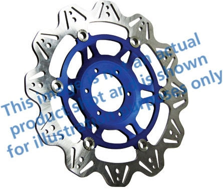 EBCブレーキ Veeシリーズ Sport バイク ブレーキディスク(ブルーハブ)フロント左側用 | VR669BLU