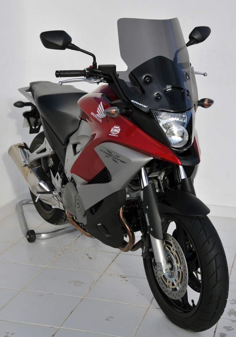 Ermax / アルマックス high protection screen + 15 cm (total height 42 cm ) for 800 CROSSRUNNER 2011/2014 satin black | 010147125
