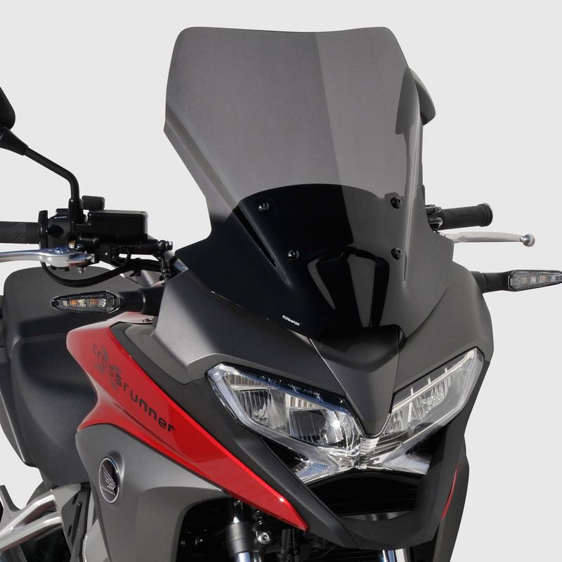 Ermax / アルマックス high protection windshield (+6cm soit 45 cm ) for VFR 800 X CROSSRUNNER 2015-2019 grey | 010154152