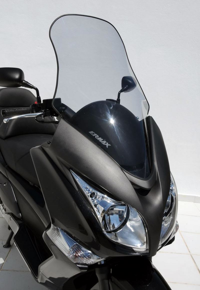 Ermax / アルマックス scooter windshield Ermax / アルマックス high protection 10cm + (total height 82 cm ) for SW T 400 2009/2017 & SW T 600 2011/2017 dark black | 010156107