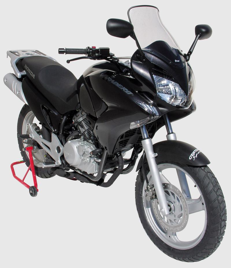 Ermax / アルマックス high protection windshield (15cm + soit 39.5cm ) for VARADERO 125 2007-2017 satin grey | 010183095