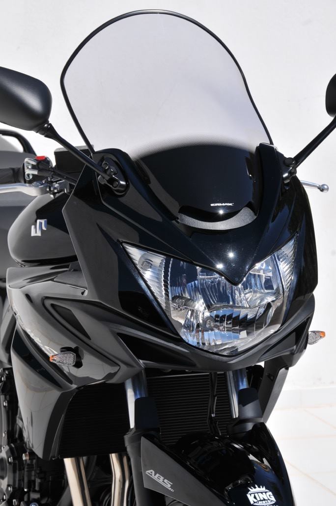 Ermax / アルマックス high protection windshield + 15 cm (total height 49 cm ) for GSF 1250 BANDIT s 2015/2016 clear | 010401112
