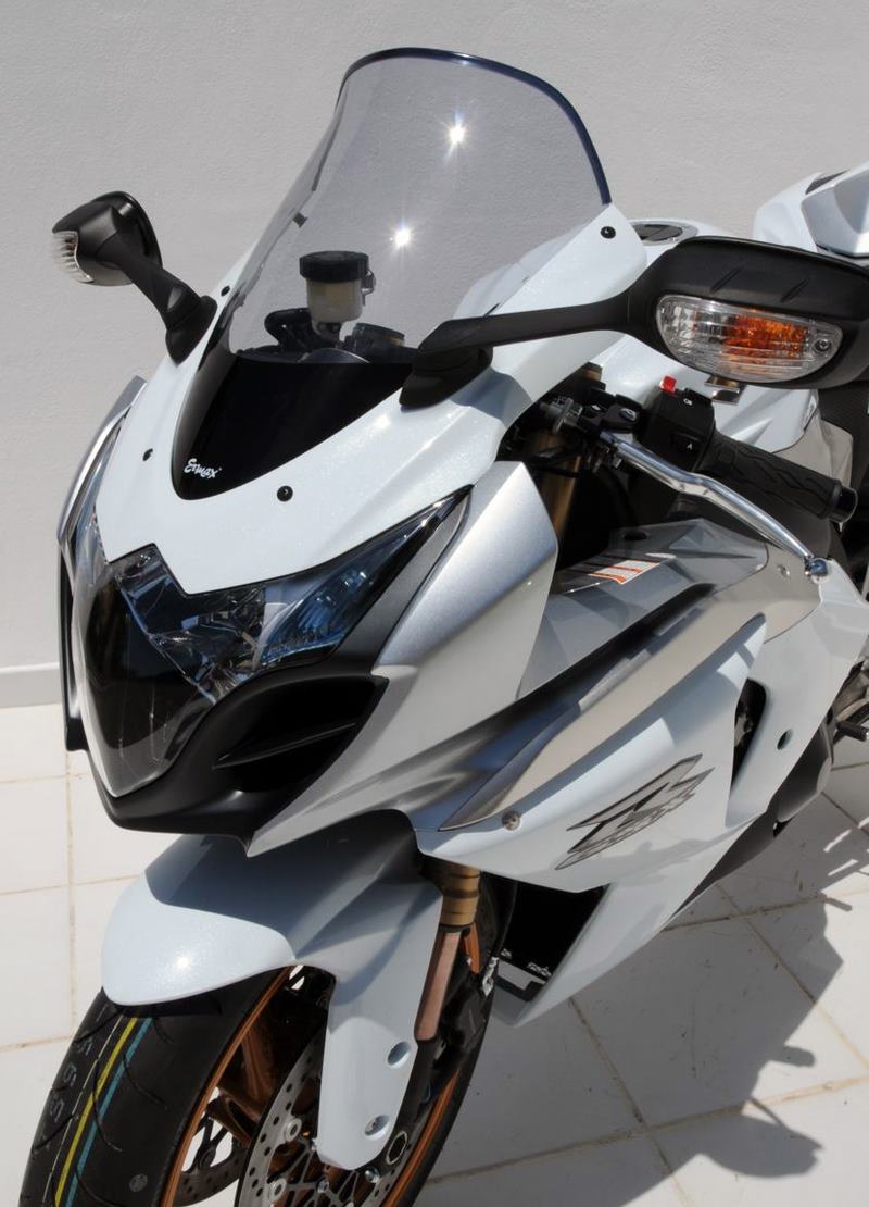 Ermax / アルマックス high protection screen + 5 cm (total height 39 cm ) for GSXR 1000 2009/2016 red | 010406095