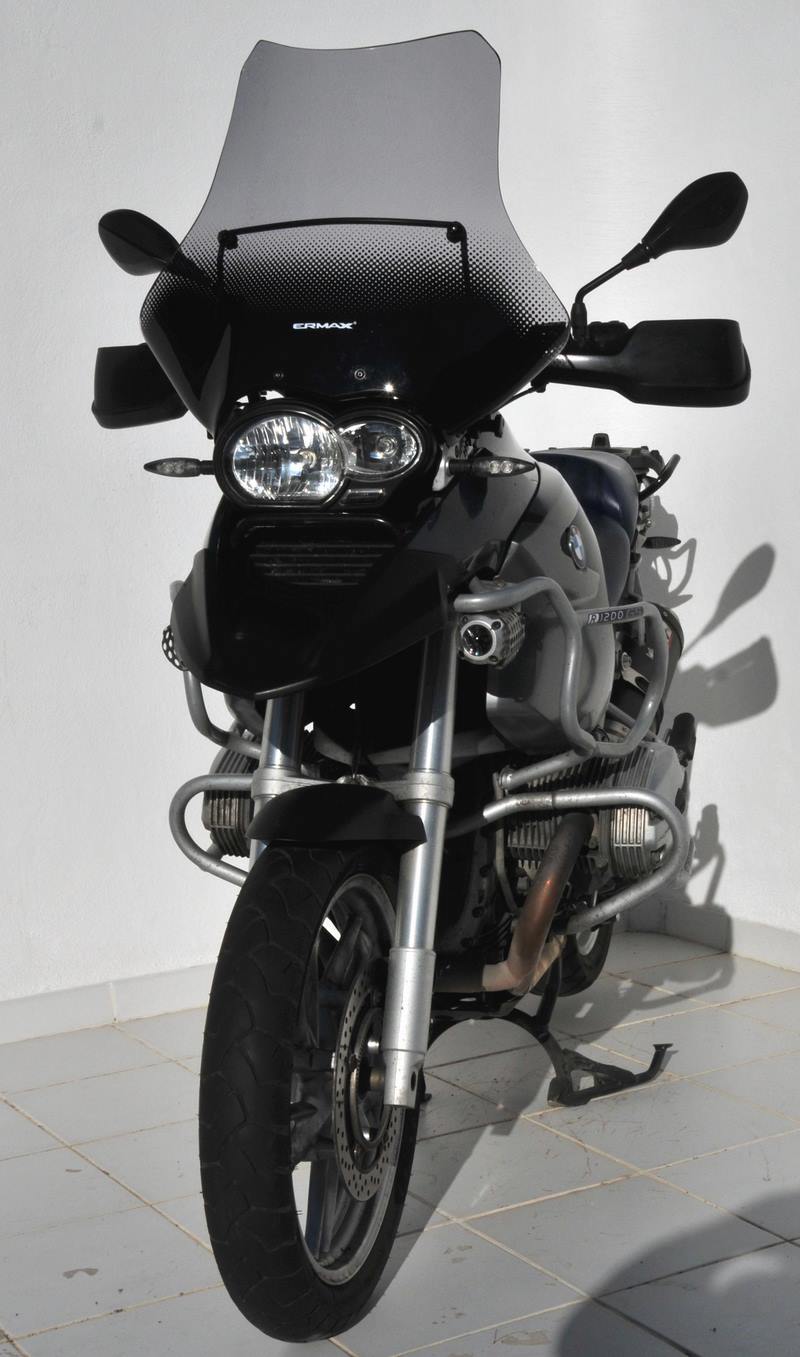Ermax / アルマックス high protection windshield (15cm + soit 45cm+kit fixing ) for R 1200 GS 2004-2012 grey | 011054025