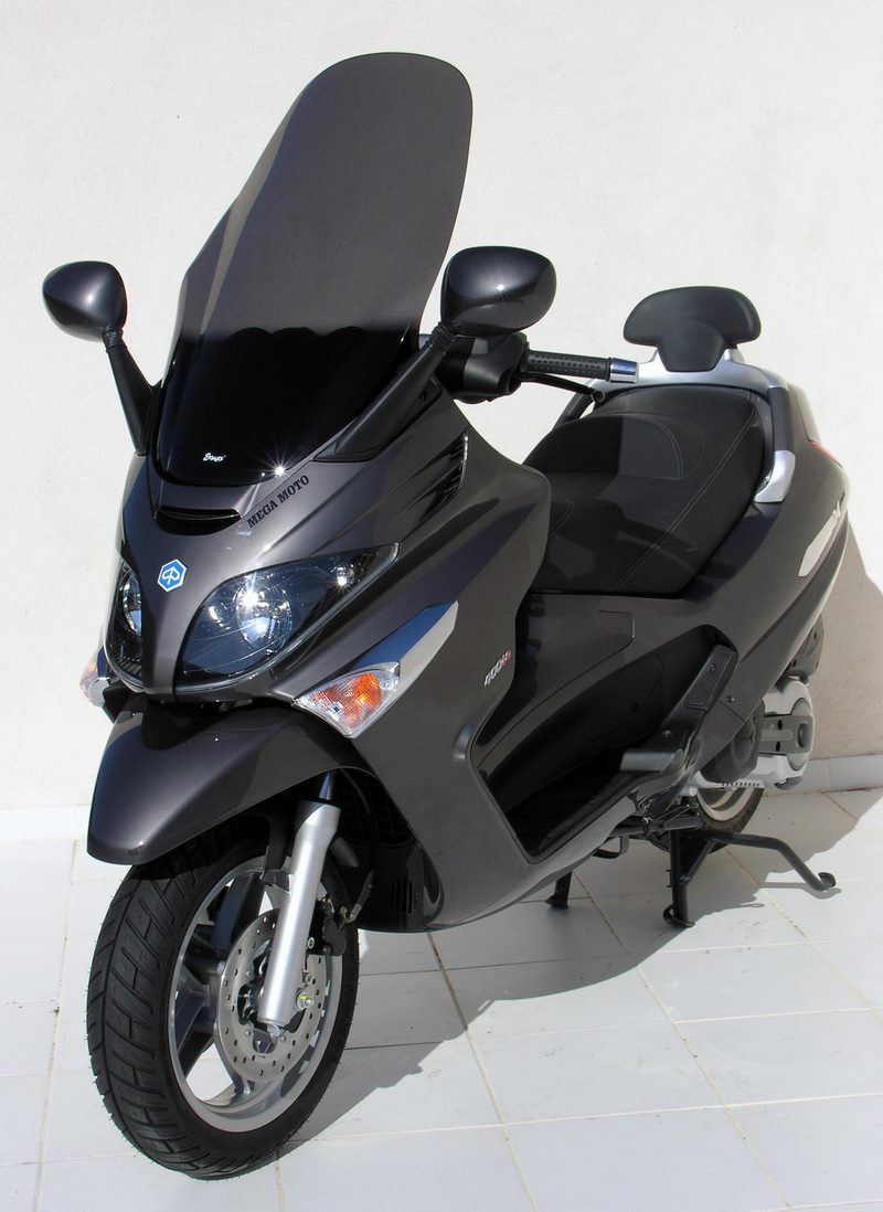 Ermax / アルマックス scooter windshield Ermax / アルマックス + 20 cm (total height 75 cm ) for piaggio X8 and X evo-sport 125/150/200/250/400 2003/2017 clear | 015301002