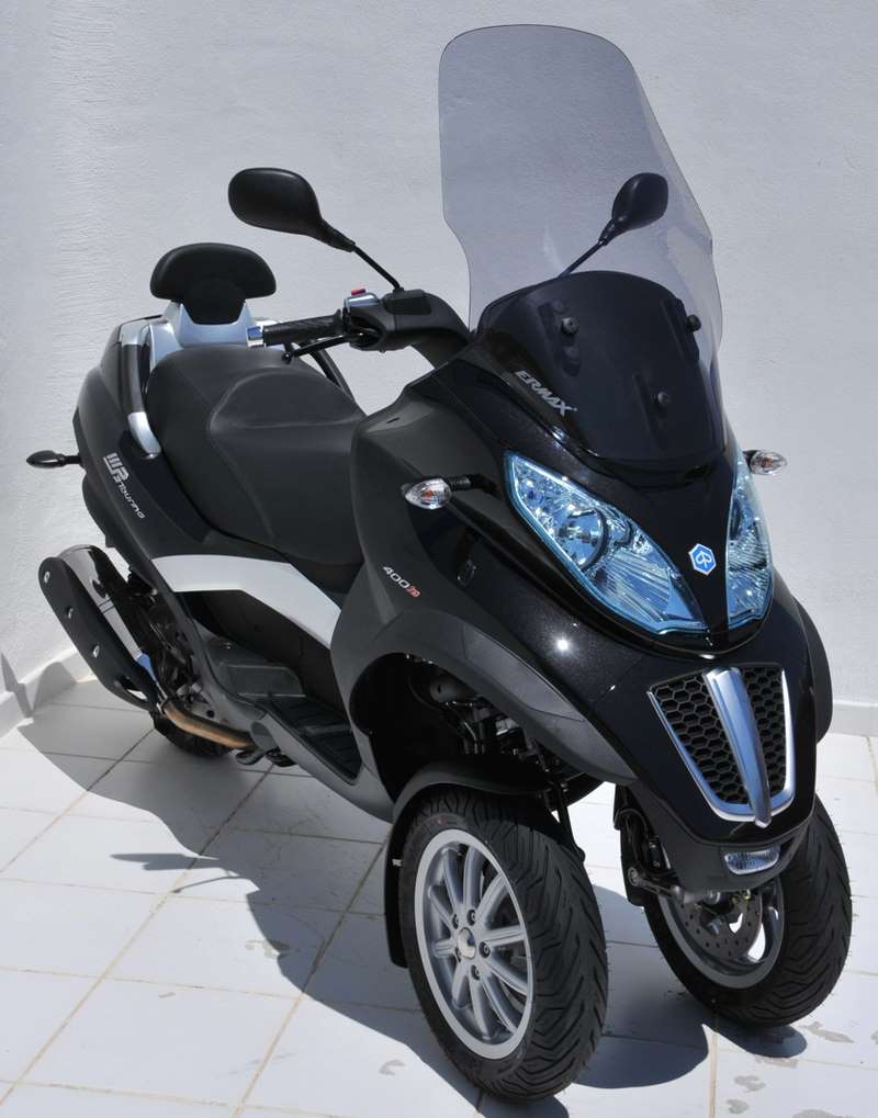 Ermax / アルマックス high protection windshield (72cm Modèle Touring-Sport-Business ) for MP3 125/300/500 2011-2018 grey | 015354013