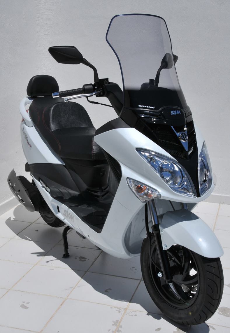 Ermax / アルマックス scooter windshield Ermax / アルマックス high protection + 5cm (total height 55 cm ) for joyride 125 / 200 i 2010/2016 light brown | 018802010