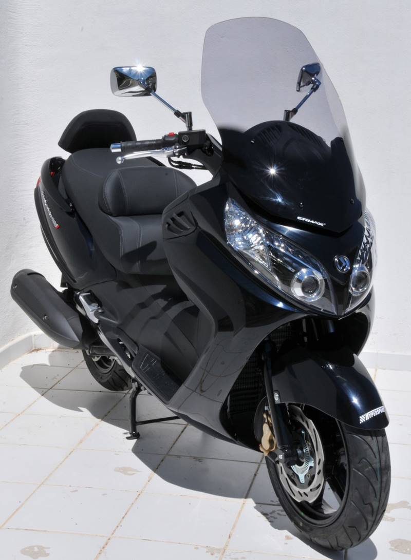 Ermax / アルマックス scooter windshield high protection +20 cm (75 cm ) + kit fix for MAXSYM 400/600 I 2011/2017 clear | 018801012