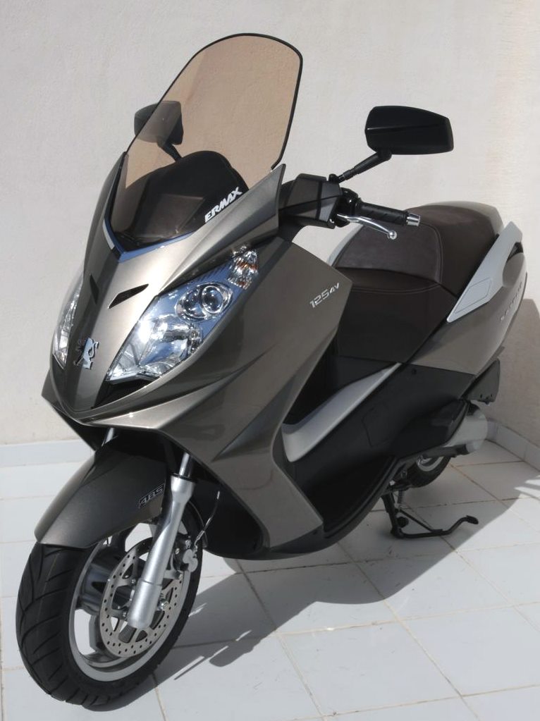 Ermax / アルマックス scooter windshield Ermax / アルマックス original size 61 cm for SATELIS 125/250/400/500 2006/2011 light black | 021103001