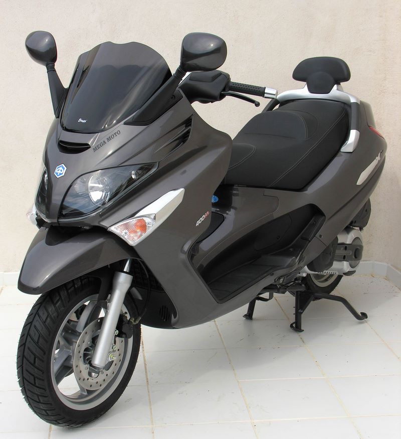 Ermax / アルマックス scooter windshield Ermax / アルマックス sport 35 cm for X8 and X evo-sport 125/150/200/250/400 2003/2017 satin black | 035347002