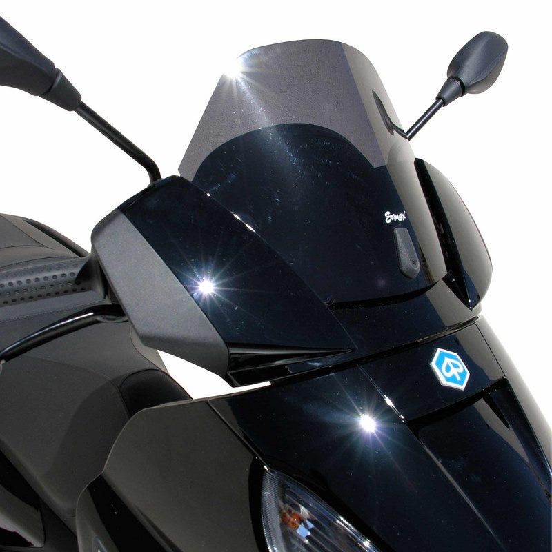 Ermax / アルマックス scooter windshield Ermax / アルマックス sport 27cm for piaggio x7 / x7 EVO 125/250/300 IE 2008/2014 satin black | 035347004