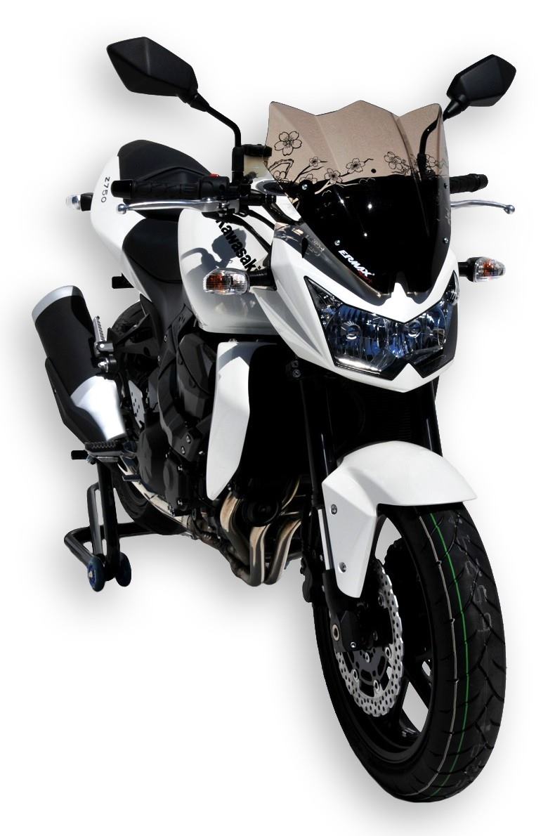 Ermax / アルマックス nose screen E double bubble 39 cm LOOK Z 1000 (+ fixations and brackets ) for Z 750 2007/2012 blue | 060304S60