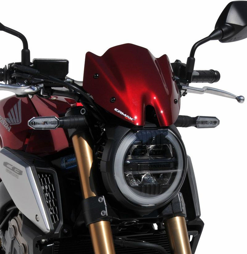 Ermax / アルマックス nose fairing (+ fitting kit ) for cb 650 r 2019 silver carbon look | 1501T04-82