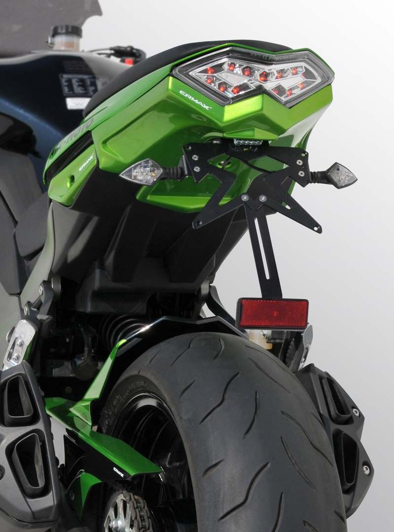 Ermax / アルマックス plate holder for Z 1000 SX / NINJA 1000 2012/2016 black metal | 790367079