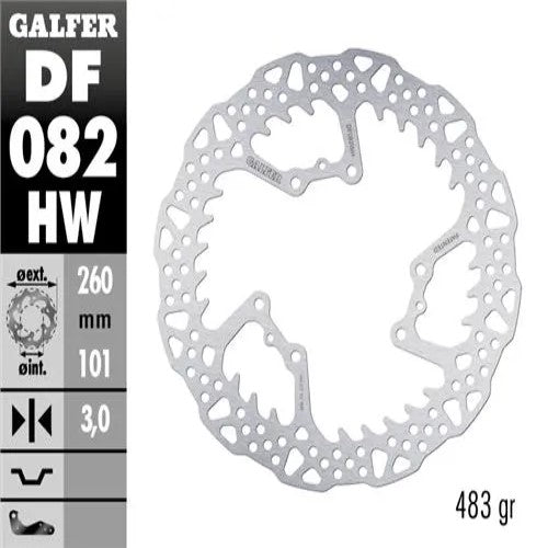 Galfer / ガルファー ブレーキディスク フィックスドシャーク フロント | DF082HW