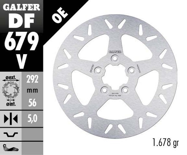 Galfer / ガルファー ブレーキディスク Fixed Round | DF679V