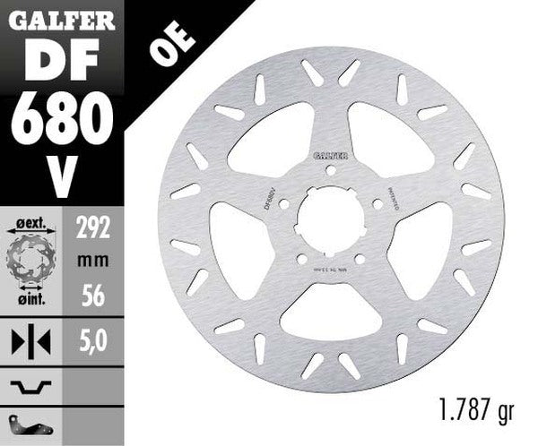 Galfer / ガルファー ブレーキディスク Fixed Round | DF680V