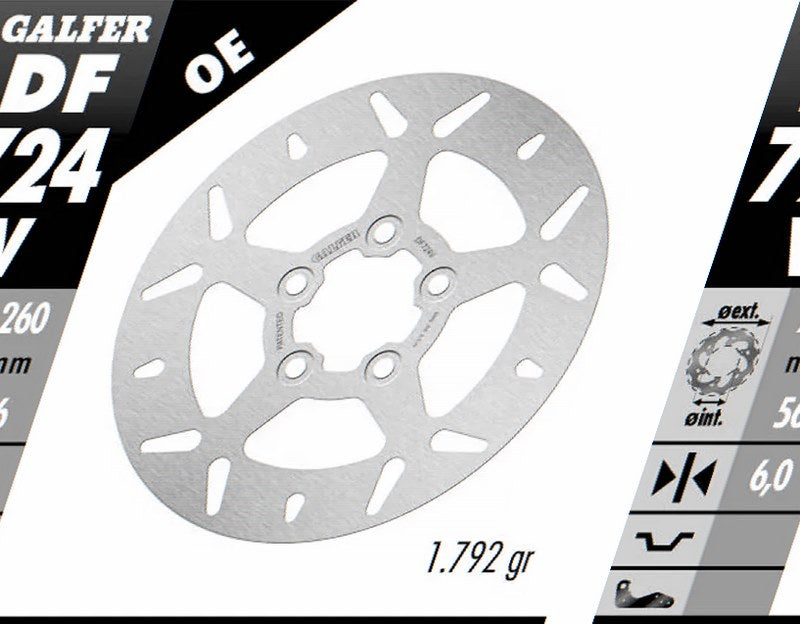 Galfer / ガルファー ブレーキディスク Fixed Round | DF724V
