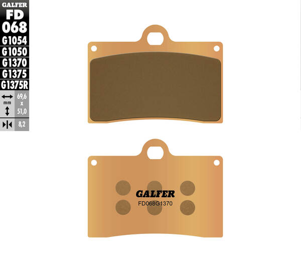 Galfer / ガルファー ブレーキパッド シンタードメタル | FD068G1370