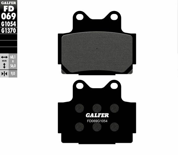 Galfer / ガルファー ブレーキパッド セミメタル | FD069G1054