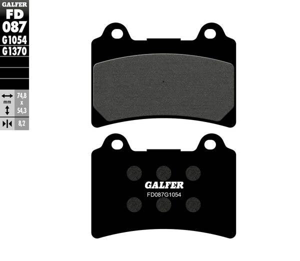 Galfer / ガルファー ブレーキパッド セミメタル | FD087G1054