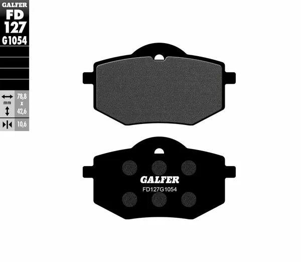 Galfer / ガルファー ブレーキパッド セミメタル | FD127G1054