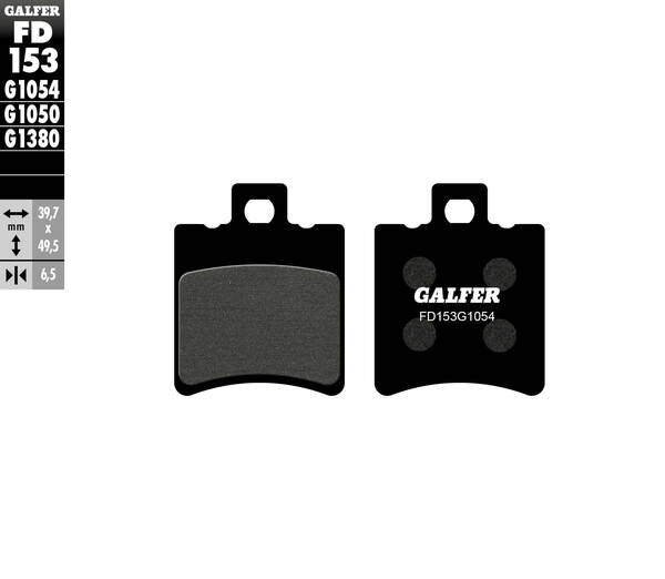 Galfer / ガルファー ブレーキパッド セミメタル | FD153G1054
