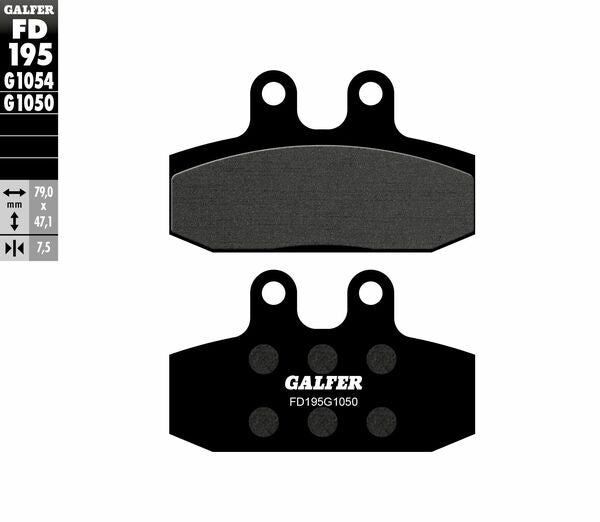 Galfer / ガルファー ブレーキパッド セミメタル | FD195G1054